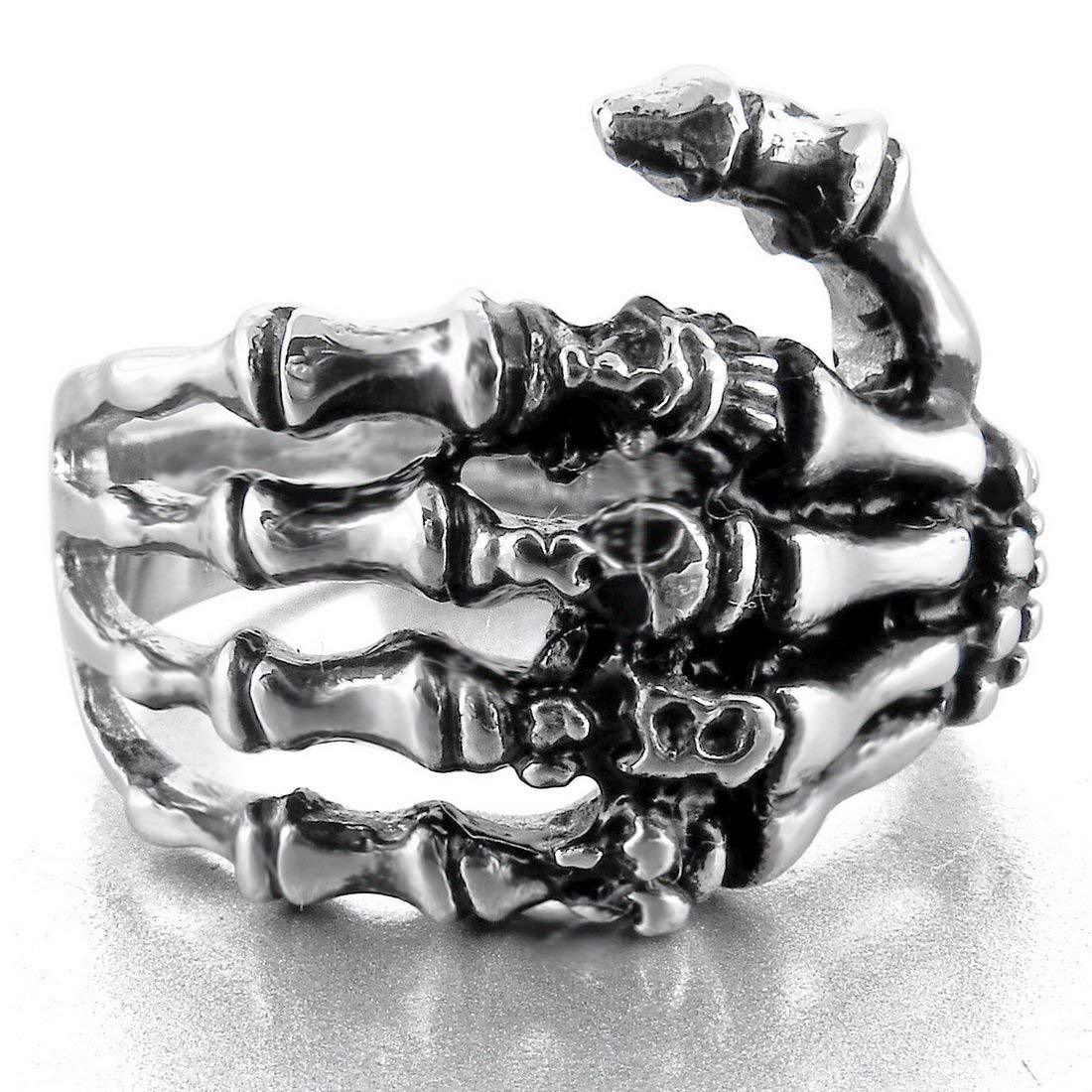 Gothic Skeletal Metal Ring - Image 8